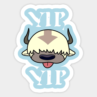 Yip Yip Appa Avatar The Last Airbender Sticker